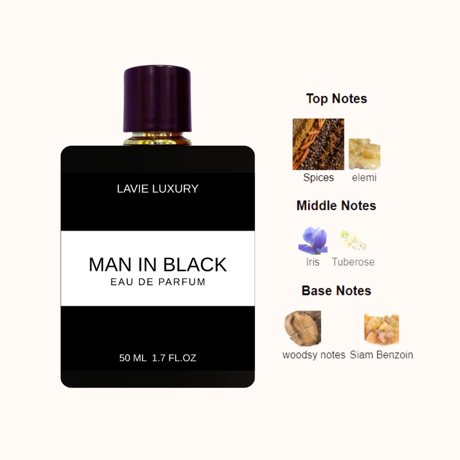 Lavie Man in Black β Intense Spicy Amber Eau de Parfum for Men
