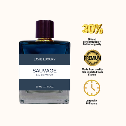 Lavie Sauvage – Fresh Spicy Aromatic Eau de Parfum for Men