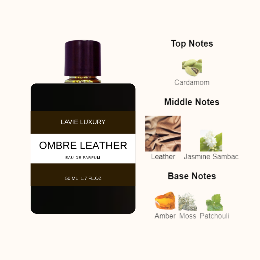 Lavie Ombre Leather – Rich Leather Amber Eau de Parfum (Unisex)