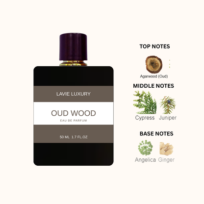 Lavie Oud Wood – Smooth Woody Oud Eau de Parfum (Unisex)