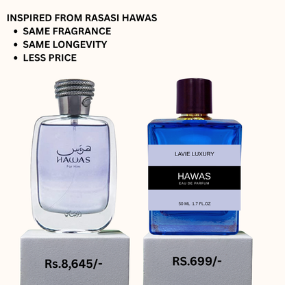 Lavie Hawas – Fresh Aquatic Sweet Eau de Parfum for Men