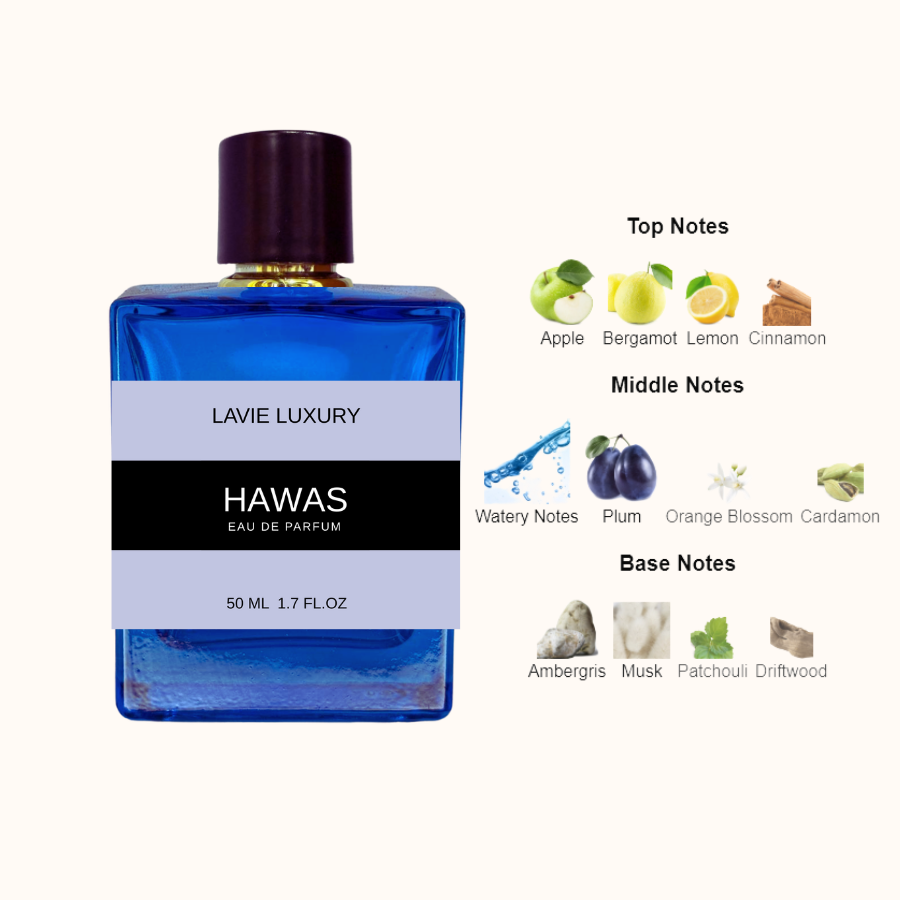 Lavie Hawas – Fresh Aquatic Sweet Eau de Parfum for Men