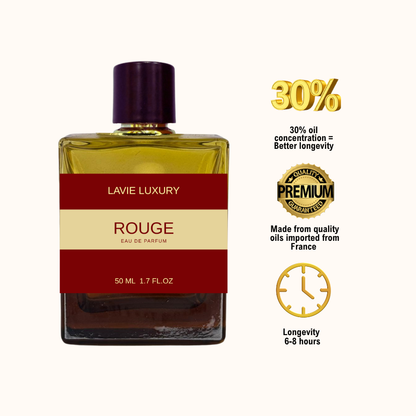 Lavie Rouge – Sweet Amber Woody Eau de Parfum (Unisex)