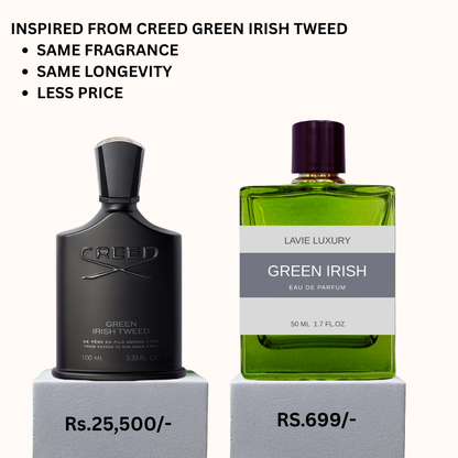Lavie Green Irish – Fresh Green Woody Eau de Parfum for Men
