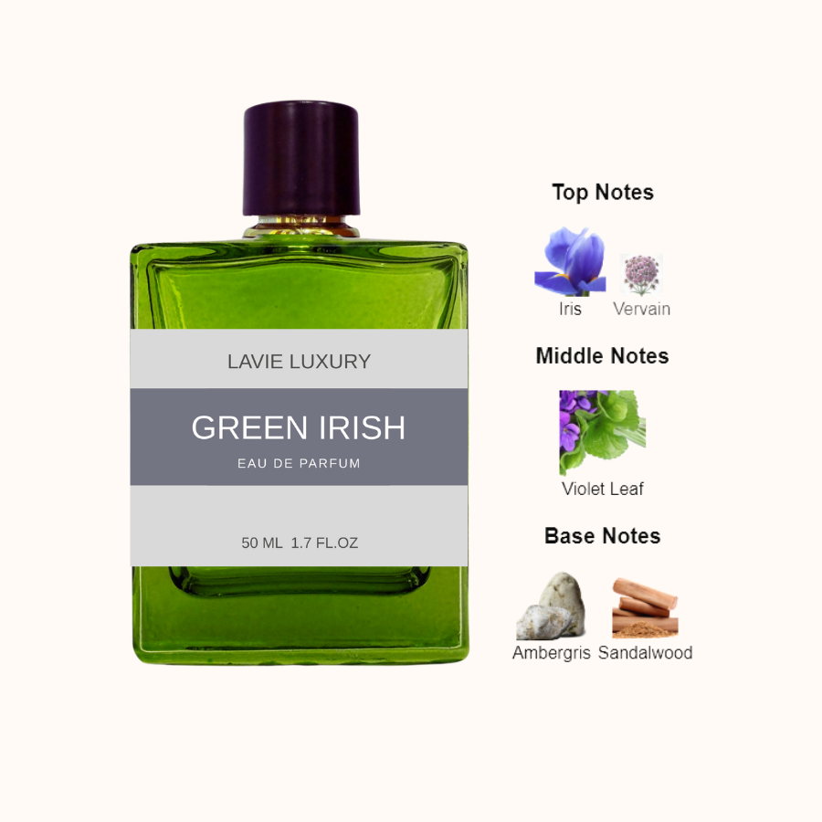 Lavie Green Irish – Fresh Green Woody Eau de Parfum for Men