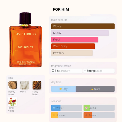 La vie 1001 nights - Inspired from AJMAL 1001 NIGHTS