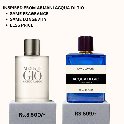 Lavie Acqua Di Gio – Fresh Marine Citrus Eau de Parfum for Men
