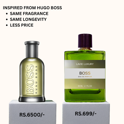 Lavie Boss – Fresh Fruity Aromatic Eau de Parfum for Men