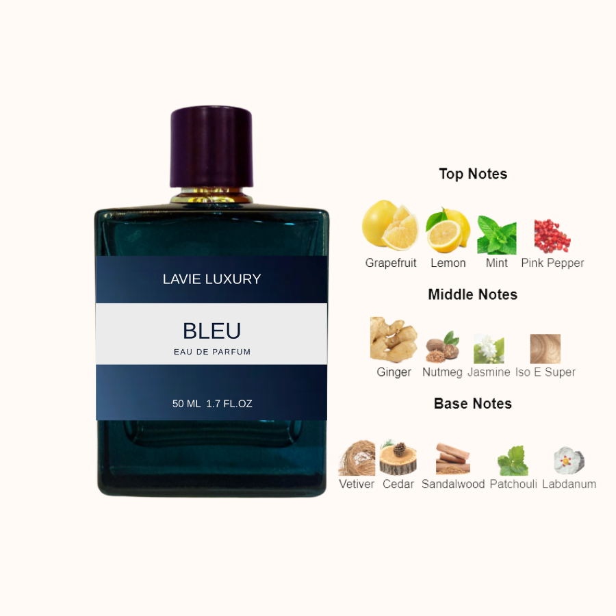 Lavie Bleu – Fresh Woody Aromatic Eau de Parfum for Men