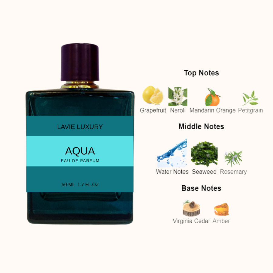 Lavie Aqua – Fresh Marine Aromatic Eau de Parfum for Men