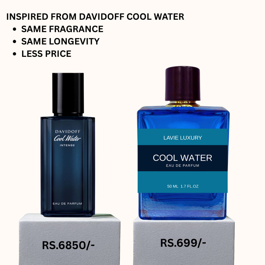 Lavie Cool Water Intense – Fresh Sweet Aquatic Eau de Parfum for Men