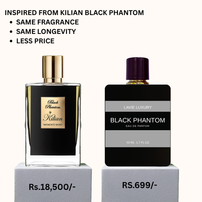 Lavie Black Phantom – Dark Gourmand Coffee Eau de Parfum (Unisex)
