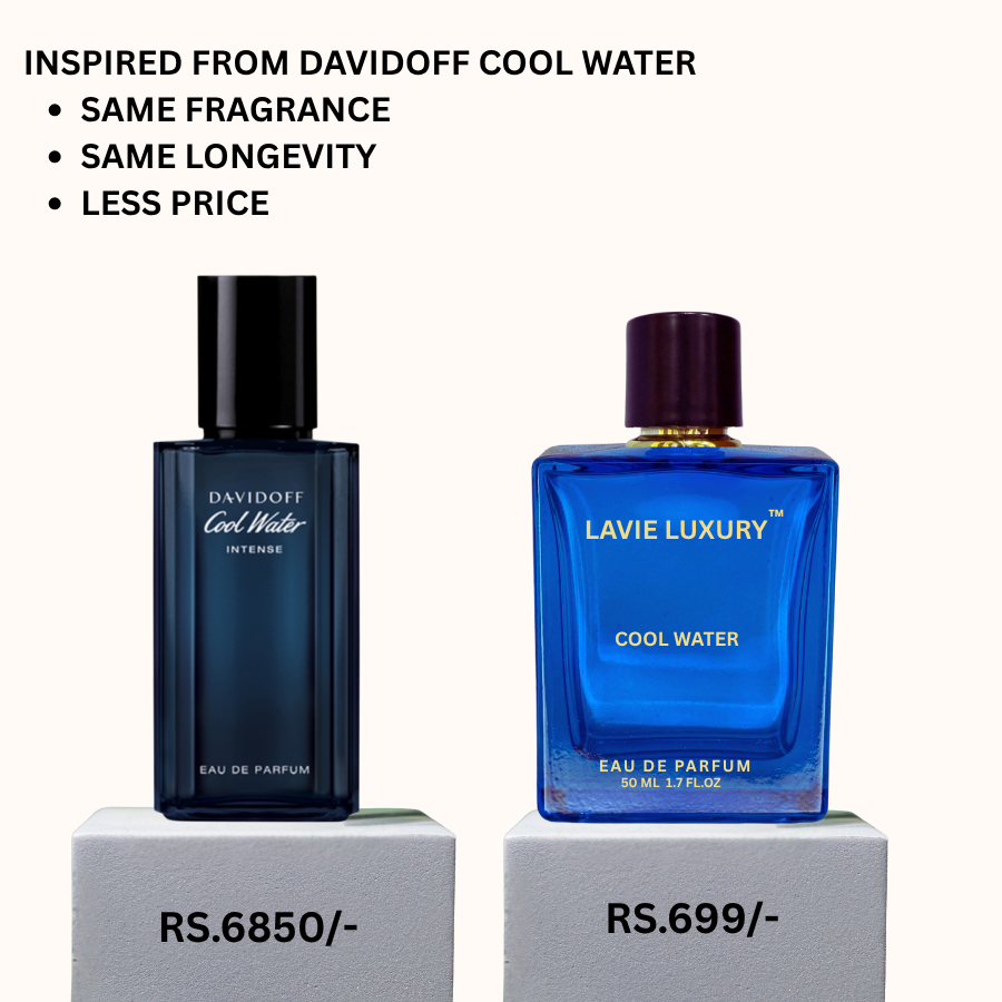 Lavie Cool Water Intense – Fresh Sweet Aquatic Eau de Parfum for Men