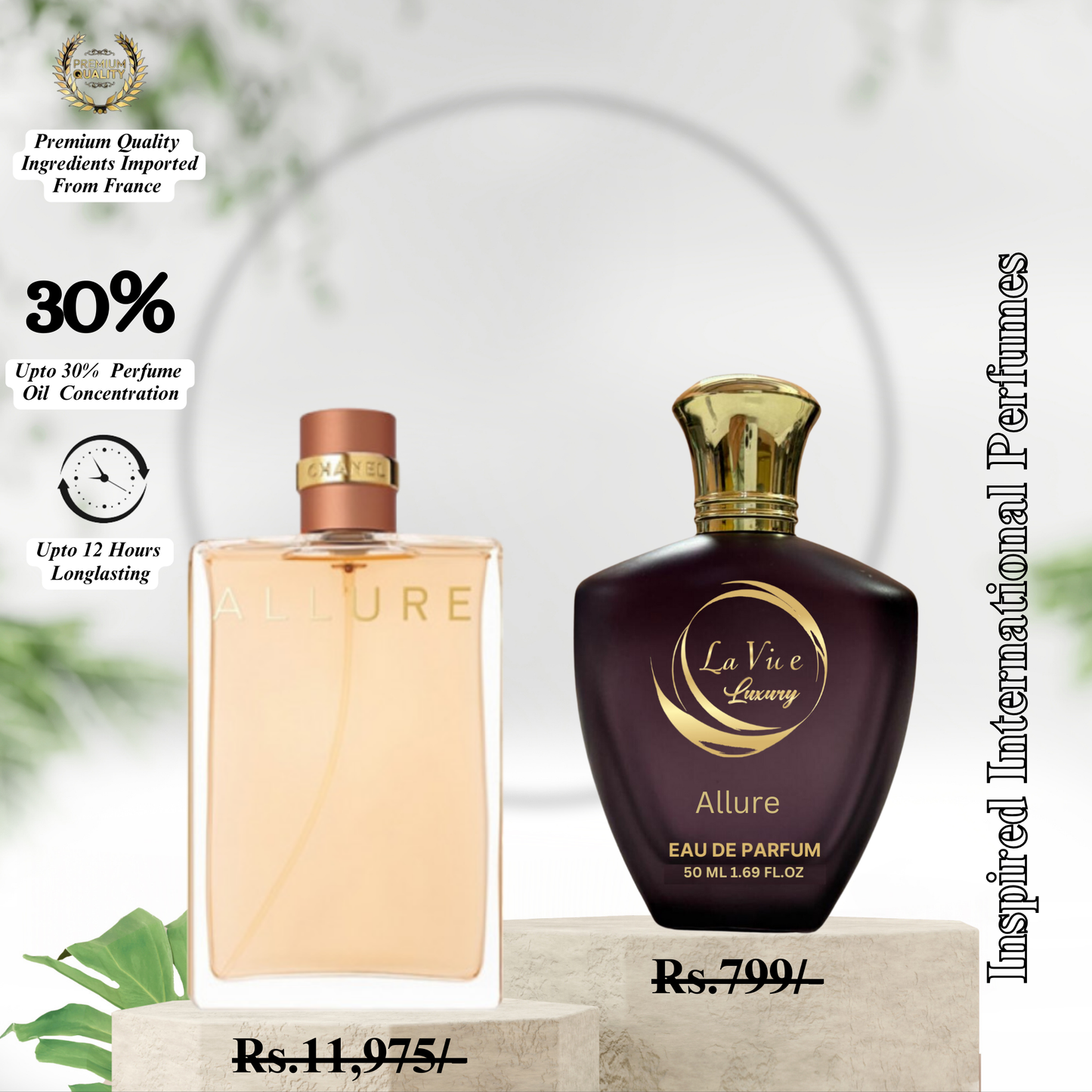 Trial Pack Of - Allure, Chanel NO.5, Vanilla.