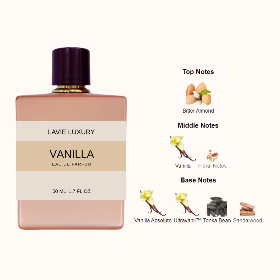 Lavie Vanilla – Intense Creamy Vanilla Eau de Parfum (Unisex)