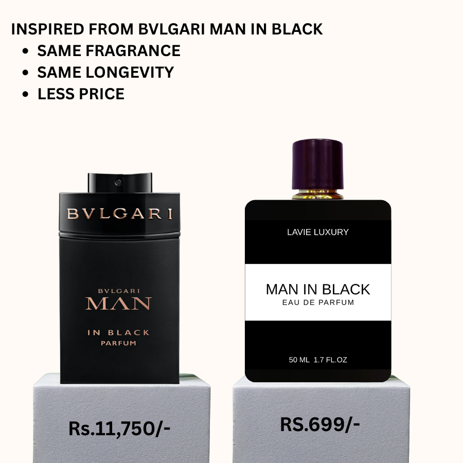 Lavie Man in Black – Intense Spicy Amber Eau de Parfum for Men