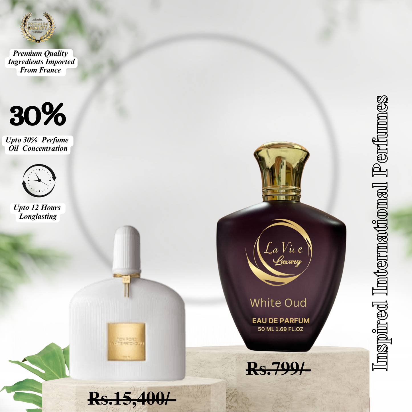 La Vie White Oud- Inspired by Tom Ford White Oud