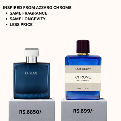 Lavie Chrome – Fresh Citrus Aquatic Eau de Parfum for Men