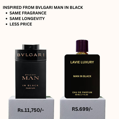 Lavie Man in Black – Intense Spicy Amber Eau de Parfum for Men