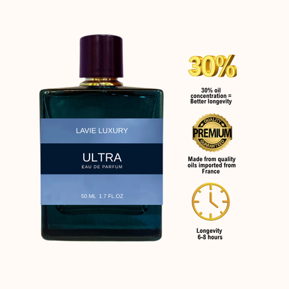 Lavie Ultra – Sweet Spicy Amber Eau de Parfum for Men