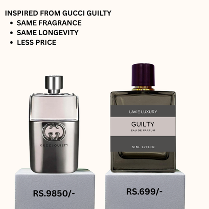 Lavie Guilty Pour Homme – Fresh Woody Aromatic Eau de Parfum for Men