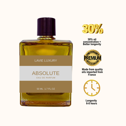 Lavie Absolute – Smoky Woody Leather Eau de Parfum for Men