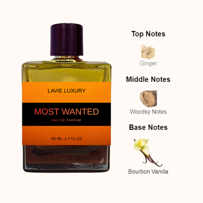 Lavie Most Wanted – Sweet Spicy Amber Eau de Parfum for Men