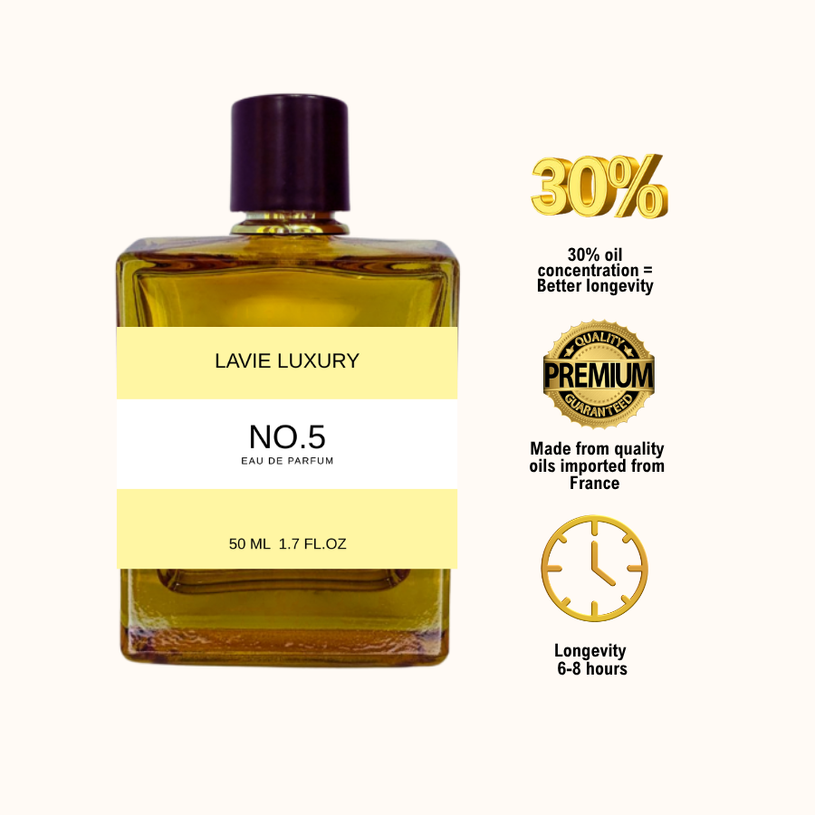 Lavie No.5 – Classic Floral Aldehyde Eau de Parfum for Women