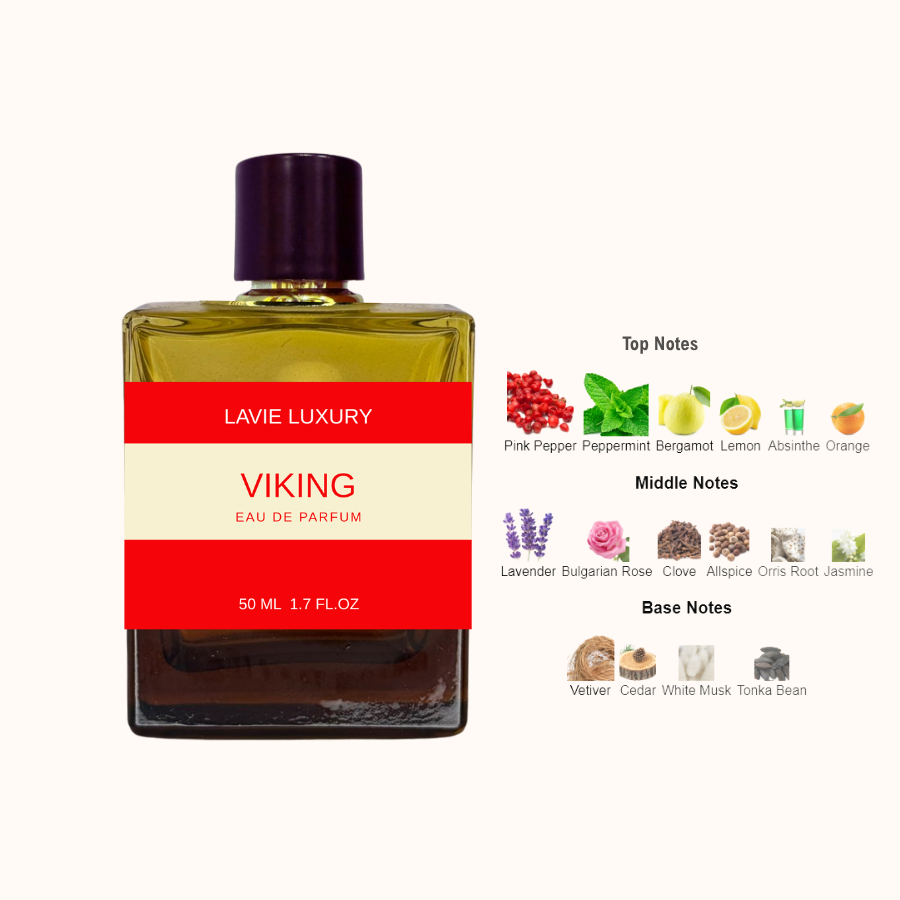Lavie Viking – Fresh Spicy Woody Eau de Parfum for Men