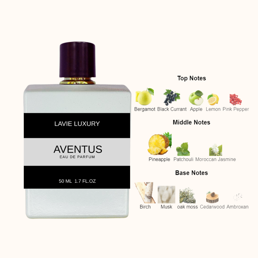 Lavie Aventus – Fruity Smoky Woody Eau de Parfum for Men