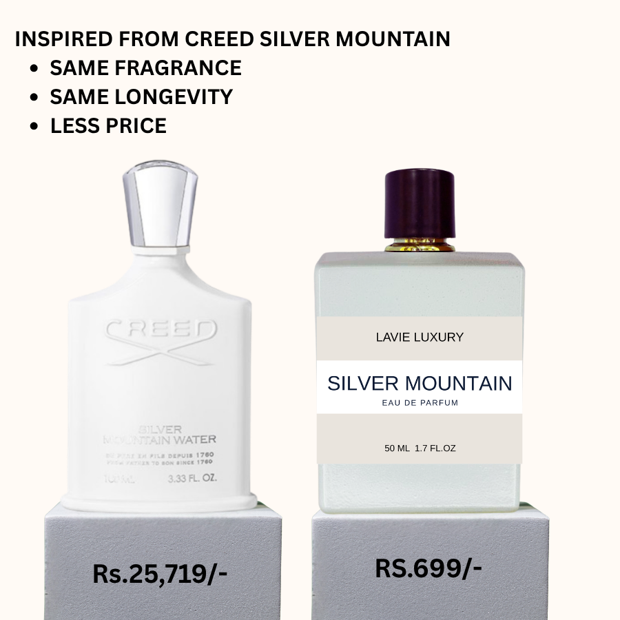 Lavie Silver Mountain – Fresh Musky Citrus Eau de Parfum (Unisex)