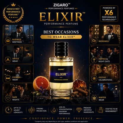 Zigaro™ Elixir Performance Perfume for Men