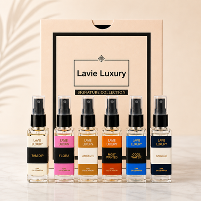 Signature Collection Discovery Set | 6 Luxury Perfumes | Lavie Luxury