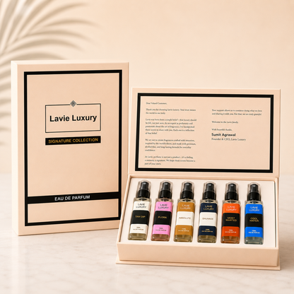 Signature Collection Discovery Set | 6 Luxury Perfumes | Lavie Luxury