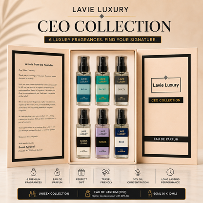 CEO Collection Discovery Set – 6 Executive Luxury Fragrances in One Box