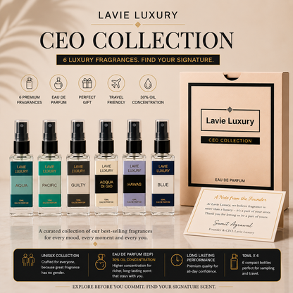 CEO Collection Discovery Set – 6 Executive Luxury Fragrances in One Box