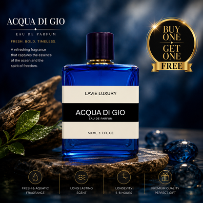 Lavie Acqua Di Gio – Fresh Marine Citrus Eau de Parfum for Men