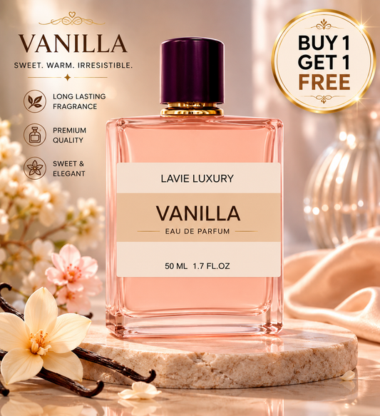 Lavie Vanilla – Intense Creamy Vanilla Eau de Parfum (Unisex)