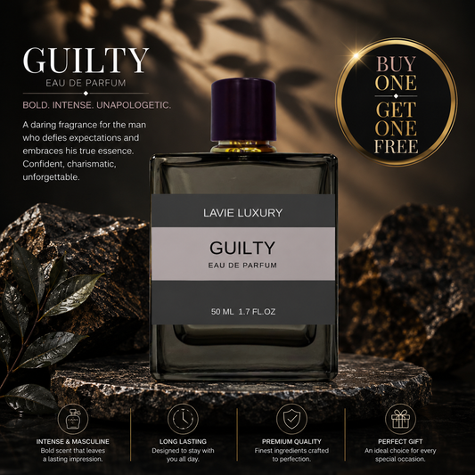 Lavie Guilty Pour Homme – Fresh Woody Aromatic Eau de Parfum for Men