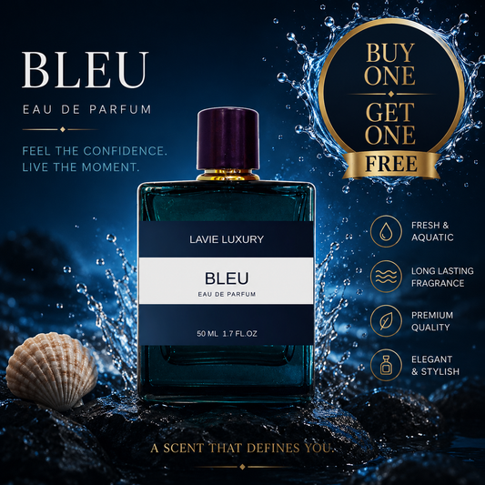 Lavie Bleu – Fresh Woody Aromatic Eau de Parfum for Men