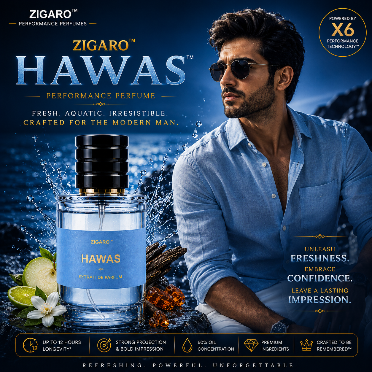 Zigaro Hawas™ Performance Perfume for Men
