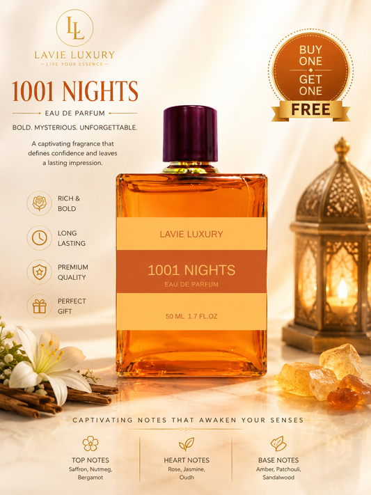 Lavie 1001 Nights – Rich Oriental Oud Eau de Parfum (Unisex)
