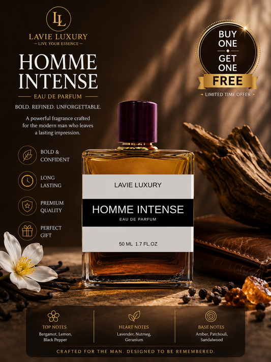 Lavie Homme Intense – Powdery Iris Woody Eau de Parfum for Men