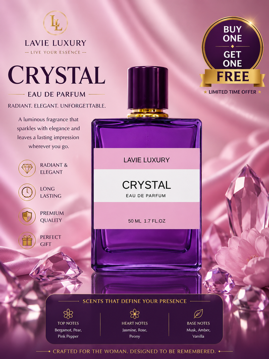 Lavie Crystal – Fresh Floral Fruity Eau de Parfum for Women