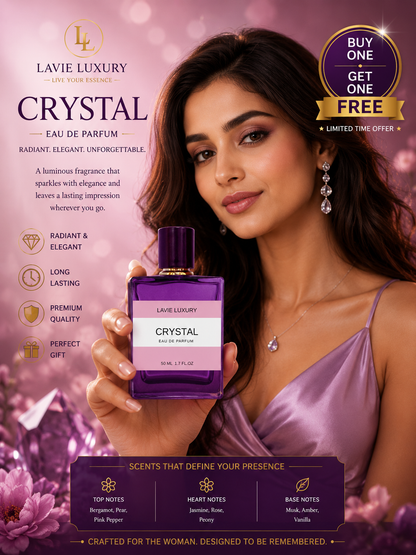 Lavie Crystal – Fresh Floral Fruity Eau de Parfum for Women