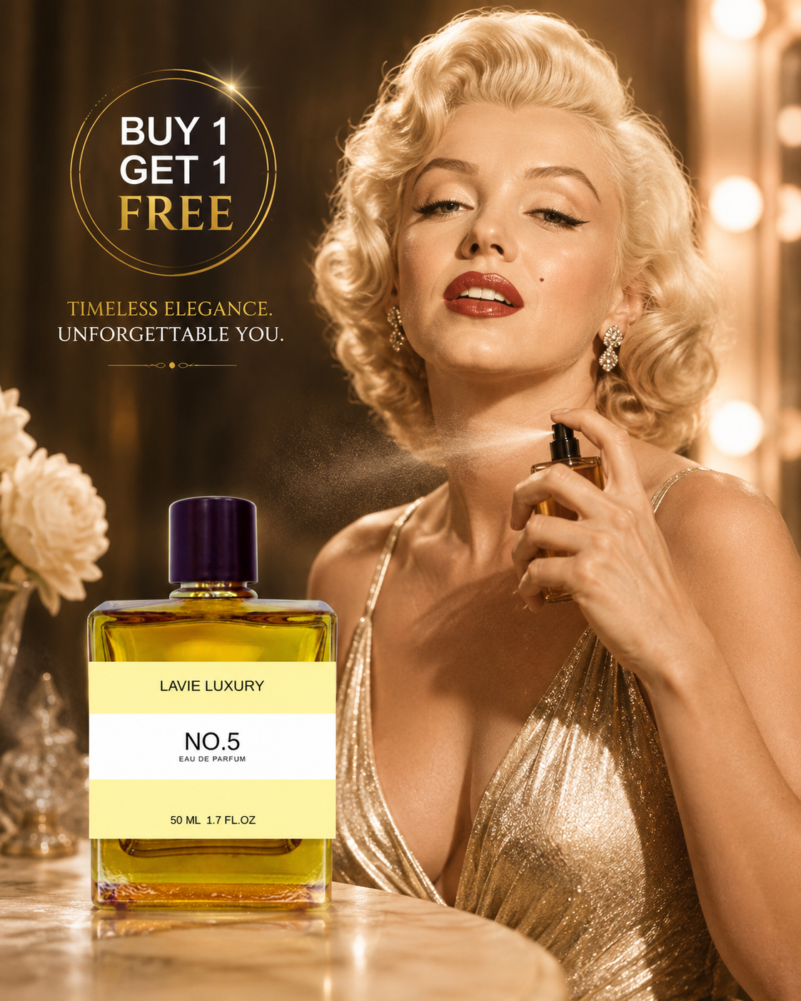 Lavie No.5 – Classic Floral Aldehyde Eau de Parfum for Women