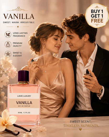 Lavie Vanilla – Intense Creamy Vanilla Eau de Parfum (Unisex)