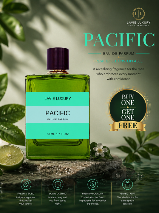 Lavie Pacific – Fresh Citrus Aromatic Eau de Parfum (Unisex)