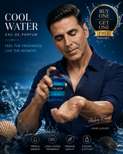 Lavie Cool Water Intense – Fresh Sweet Aquatic Eau de Parfum for Men