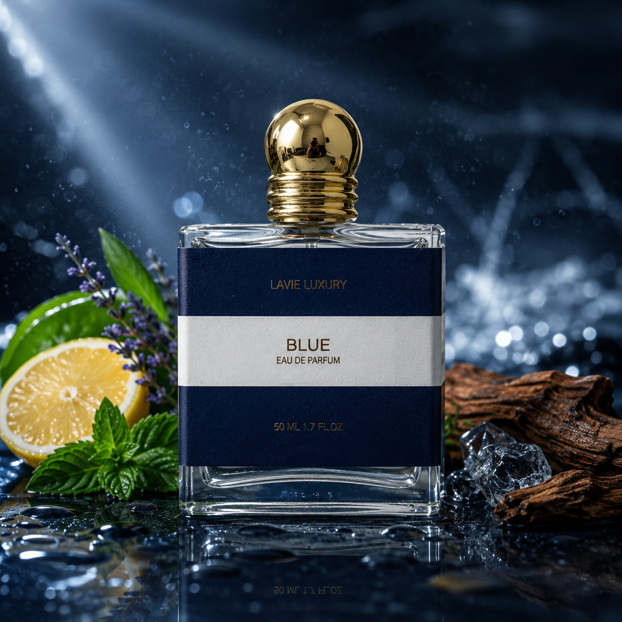 Lavie Bleu – Fresh Woody Aromatic Eau de Parfum for Men